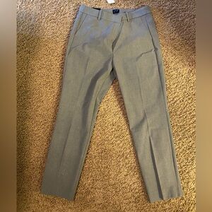 Womens j crew ruby crop gray dress pants size 12